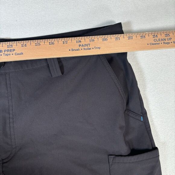 Amazon Shorts Uniform Luly Yang Black Cargo Stretch Mens XL 36-38 High Vis - Picture 7 of 8